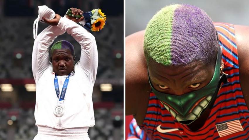 Raven Saunders se convirtió en Hulk y ganó una medalla en Tokio: también dio un poderoso mensaje