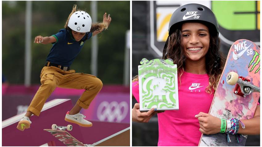 Tiene 13 años y ya logró una medalla: Layssa Leal, la princesa del skateboarding en JO 2021