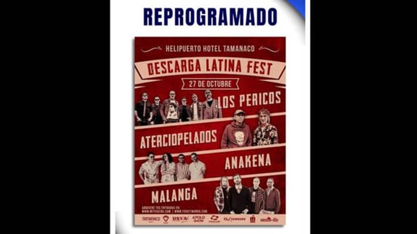 Pospuesto para el año 2023 la “Descarga Latina Fest”