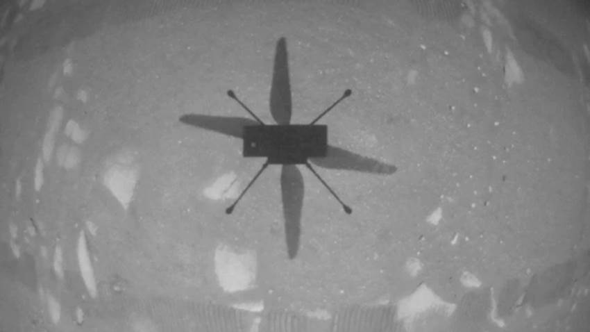 Helicóptero Ingenuity de la NASA vuela por fin en Marte