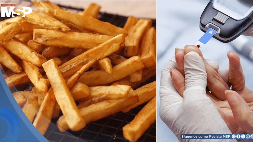 Comer papas fritas tres veces por semana aumenta 20% el riesgo de diabetes tipo 2: estudio
