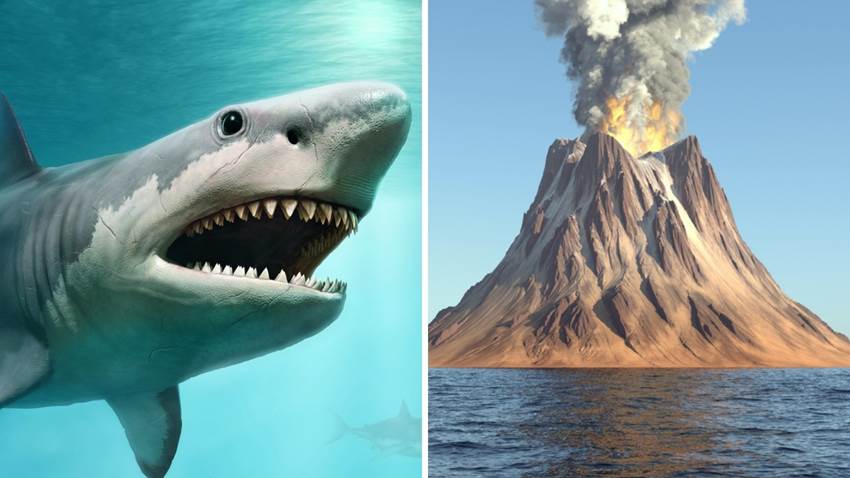 Descubrieron tiburones que viven en un volcán activo: el video te hará olvidar a 'Sharknado'