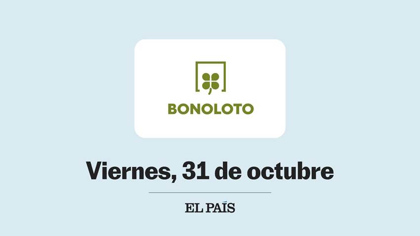 Bonoloto: comprobar sorteo del viernes 31 de octubre